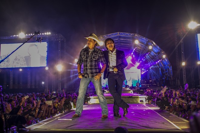 A dupla Chitãozinho e Xororó |