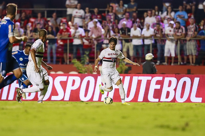 Alexandre Pato fez seu primeiro gol pelo São Paulo | Marcello Zambrana / Vipcomm