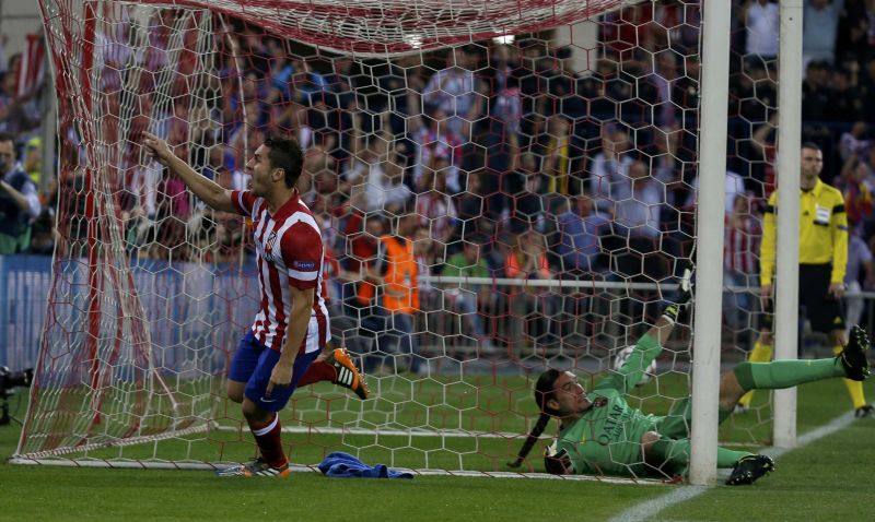 Koke marcou o gol da vitória do Atlético de Madrid contra o Barcelona | Reuters