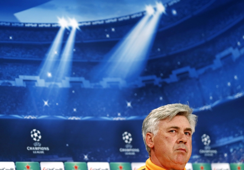 Técnico Carlo Ancelotti não mudará forma de jogar do Real Madrid mesmo com vantagem | Michael Dalder / Reuters