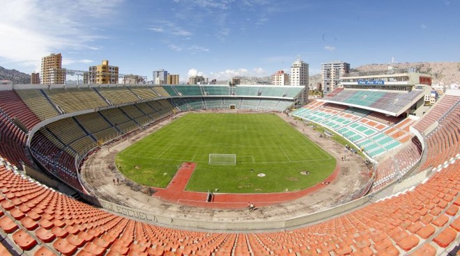 Estádio Hernando Siles tem capacidade para 42 mil pessoas | 