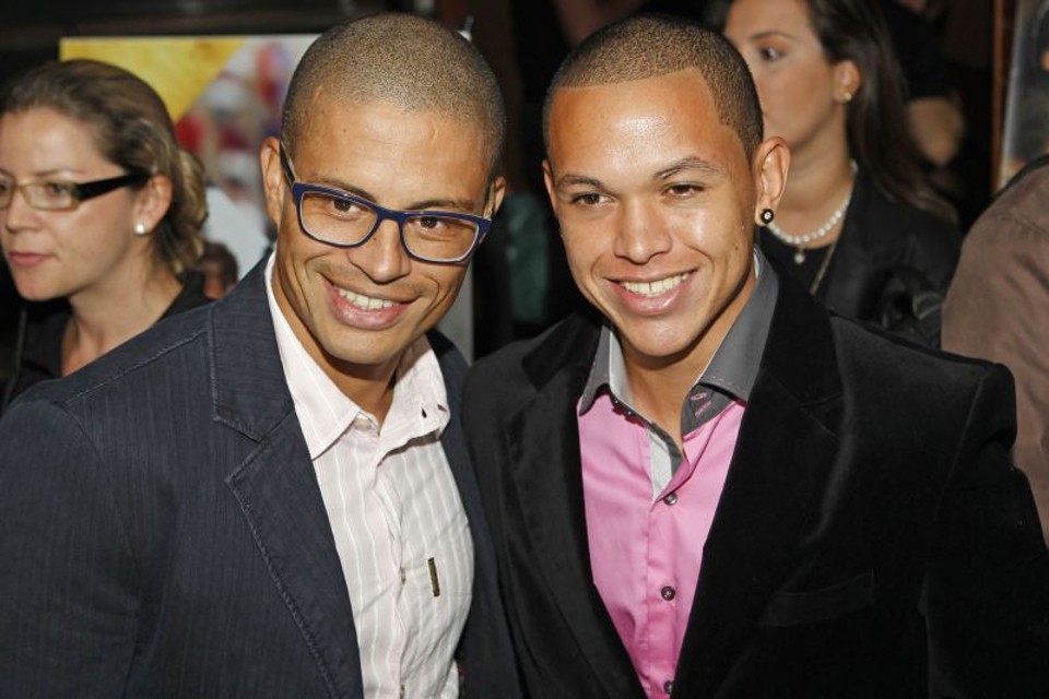 Alex (Coritiba) e Marcos Guilherme (Atlético) na festa dos melhores do PR2014 | Antonio More/Agência de Notícias Gazeta do Povo