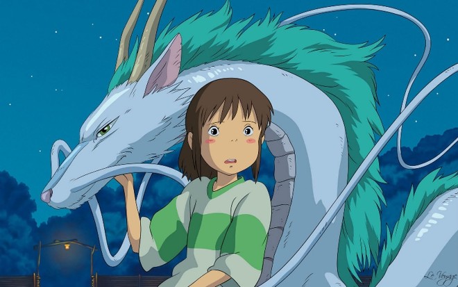 Cena de A Viagem de Chihiro, considerada a obra-prima do estúdio Ghibli |