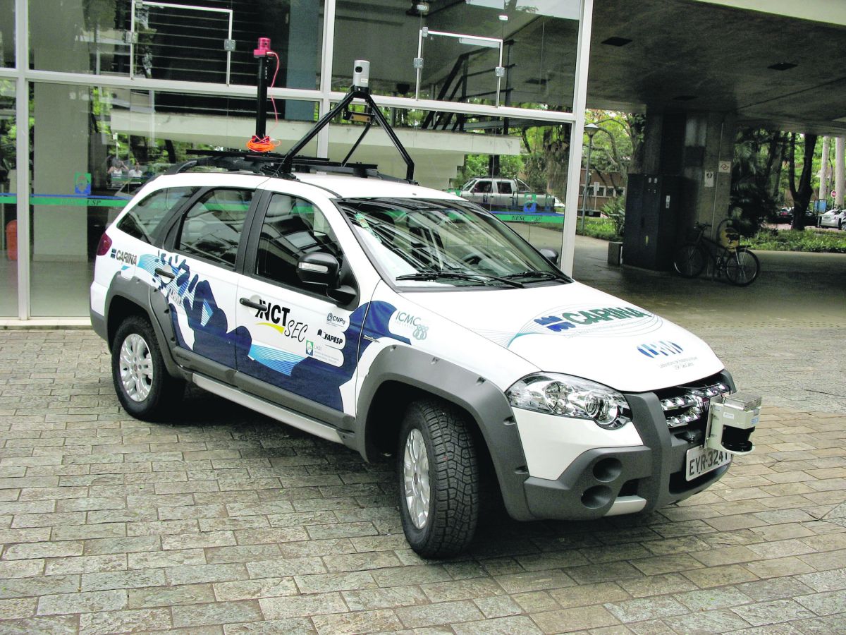 Carina 2, o protótipo de carro autônomo desenvolvido pela USP de São Carlos. | Divulgação