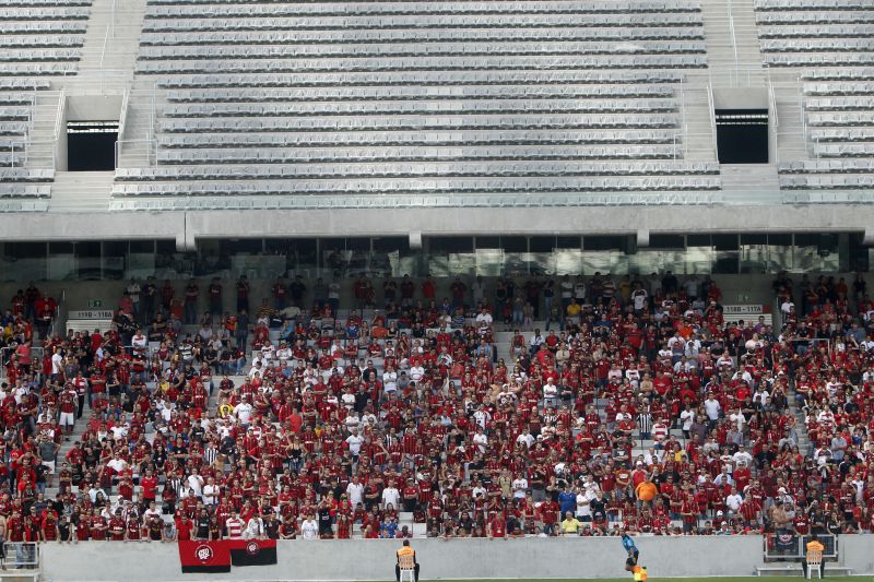 Arena vai receber 30 mil torcedores no jogo-teste entre Atlético e Corinthians | Albari Rosa / Gazeta do Povo