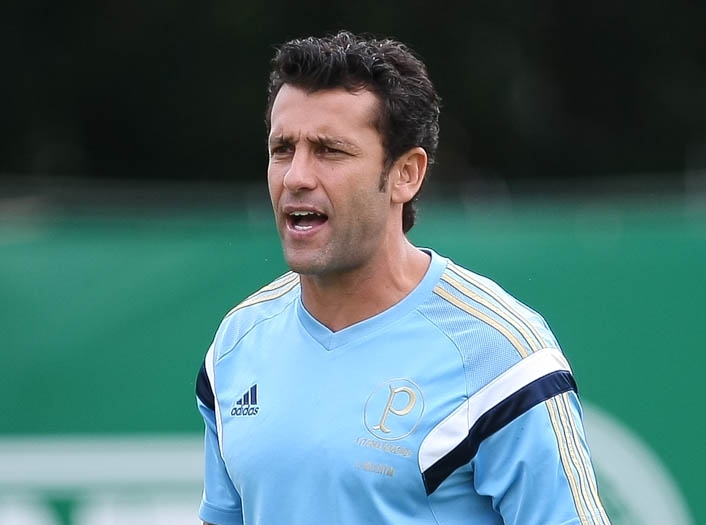 Alberto Valentim, ex-Atlético, vai ser o técnico interino do Palmeiras diante do Goiás pelo Brasileirão | Cesar Greco / Ag Palmeiras / Divulgação