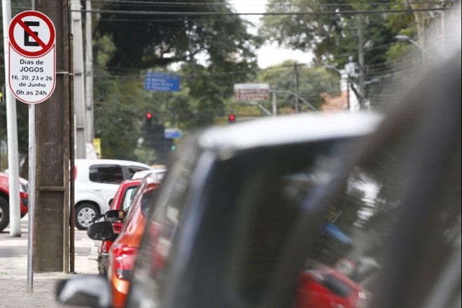 As ruas nos arredores do estádio ganham nova sinalização |