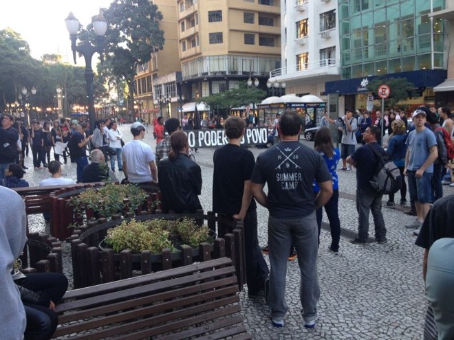 Protesto acontece para não deixar passar