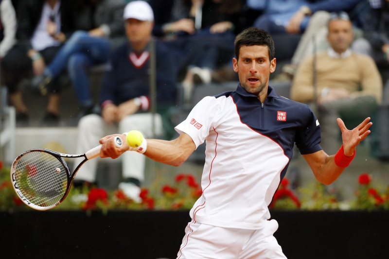 Sérvio Novak Djokovic avança em Roma e vai pegar tenista canadense na semifinal | Giampiero Sposito / Reuters