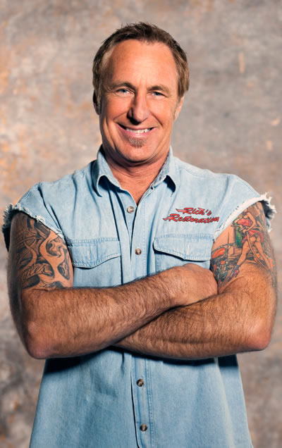 Rick Dale, do reality show Mestres da Restauração, do History Channel, esteve no Brasil | Reprodução / History Channel