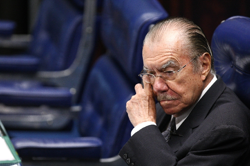 Sarney nega ter tido informações privilegiadas | Sergio Lima/Folha Press