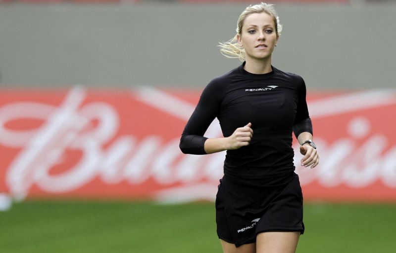 Fernanda Colombo foi criticada pela atuação no clássico mineiro | Reuters