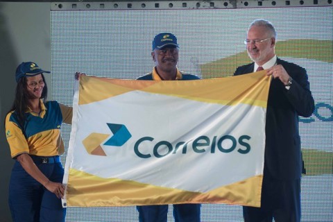 Correios do Brasil tentam se reinventar e ficar mais competitivo Nova logomarca dos Correios foi apresentada no início do mês | Marcelo Camargo/Agência Brasil