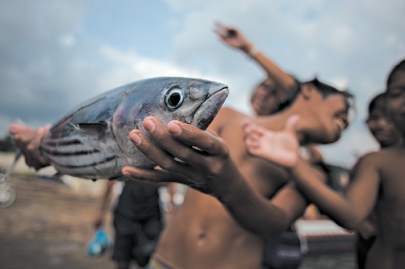 Reivindicações chinesas de zonas de pesca no Mar do Sul da China dificultaram a vida de pescadores nas Filipinas | Jes Aznar para The New York Times