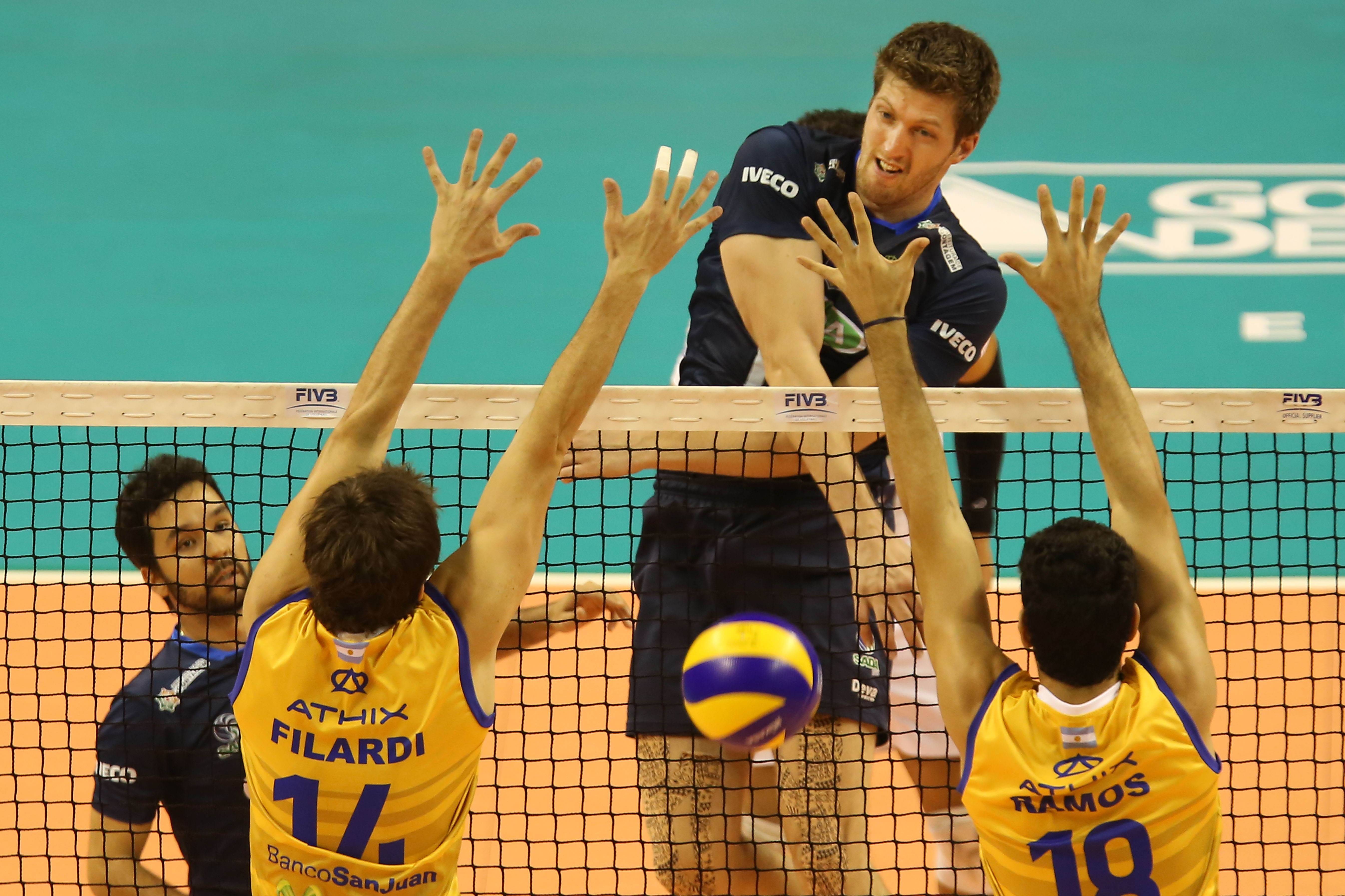 Campeão no ano passado, Sada/Cruzeiro perdeu para os argentinos | Divulgação/FIVB
