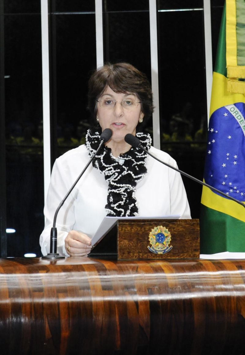 Ana Rita (PT-ES): o texto não pode ser aprovado como está | Ag. Senado/Divulgação