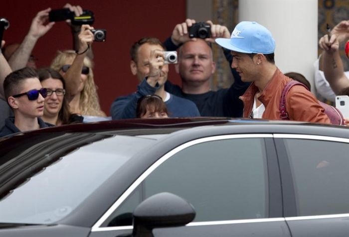 Por causa da decisão da Liga dos Campeões, Cristiano Ronaldo se apresentou à seleção de Portugal apenas nesta quinta | EFE