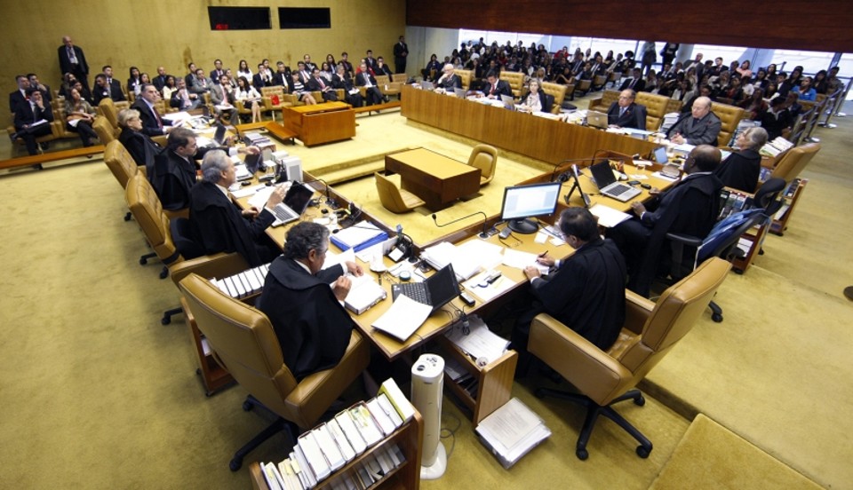 Plenário do Supremo: suspensão da norma do TSE foi aprovada por nove ministros. Apenas dois foram contrários | Nelson Jr./STF