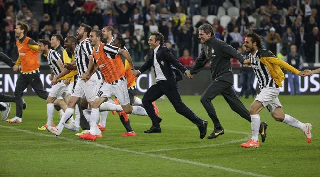 Juventus comemorou o título com vitória sobre a Atalanta | Reuters