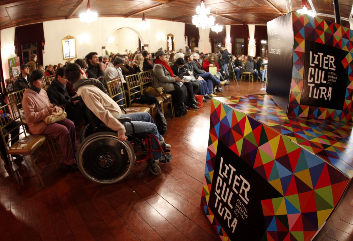 Imagem da abertura do Litercultura no ano passado | Hugo Harada / Gazeta do Povo