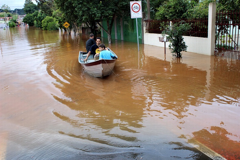 Francisco Beltrão: 173 mm de chuva em um único dia | Divulgação/Platão Policial