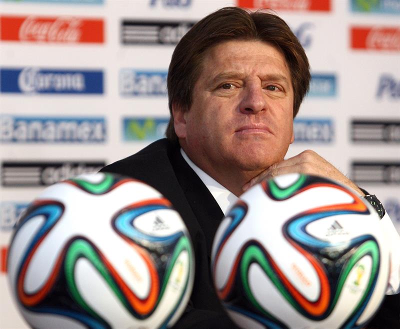 Técnico mexicano Miguel Herrera apresentou lista de convocados para a Copa no Brasil | Alex Cruz / EFE