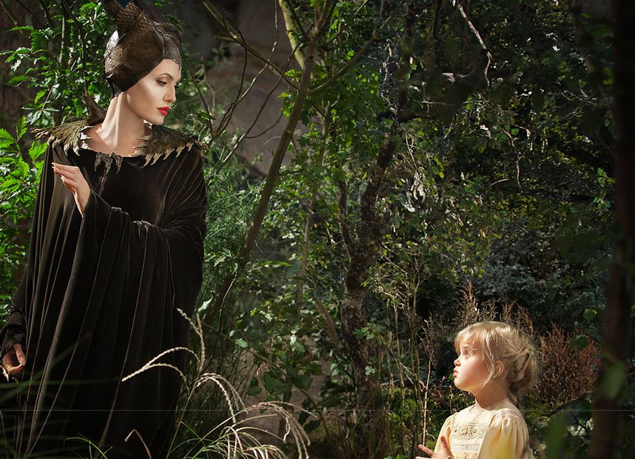 Angelina Jolie contracena com a filha Vivienne | Reprodução / Disney