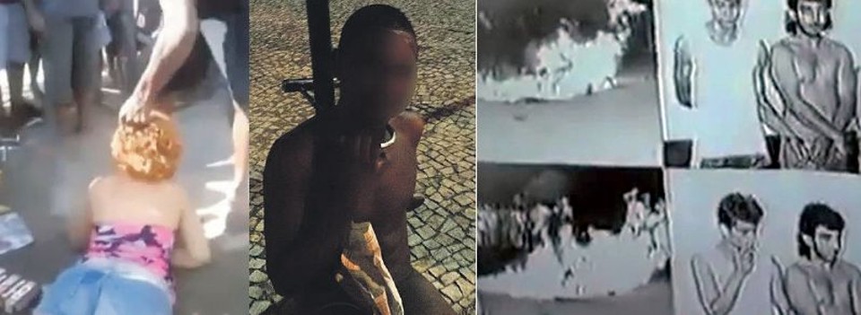 A agressão a Fabiane de Jesus, o jovem amarrado a um poste no Rio e o linchamento de presos em Umuarama: ira popular | Reprodução/tevê