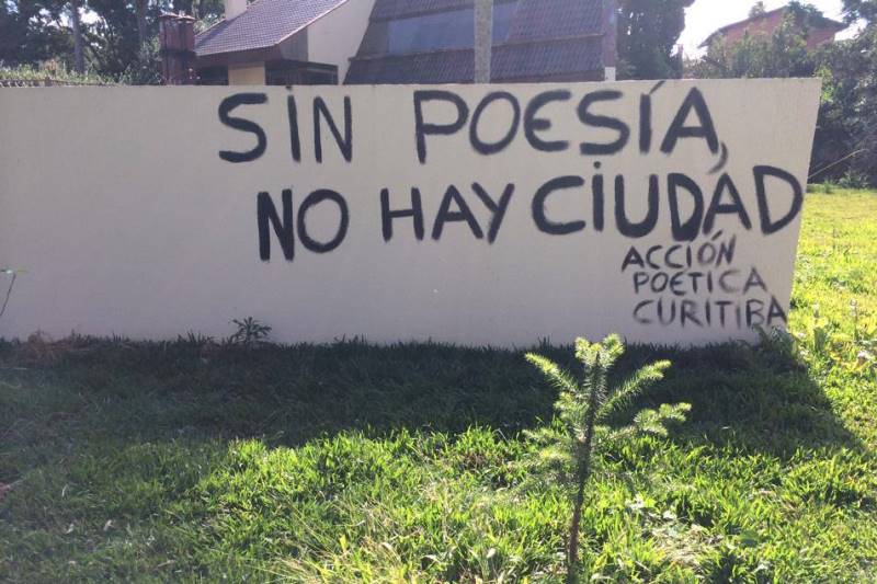 Frase não seria pichação, mas estaria relacionada a movimento presente em outros países do mundo, segundo advogado | Divulgação