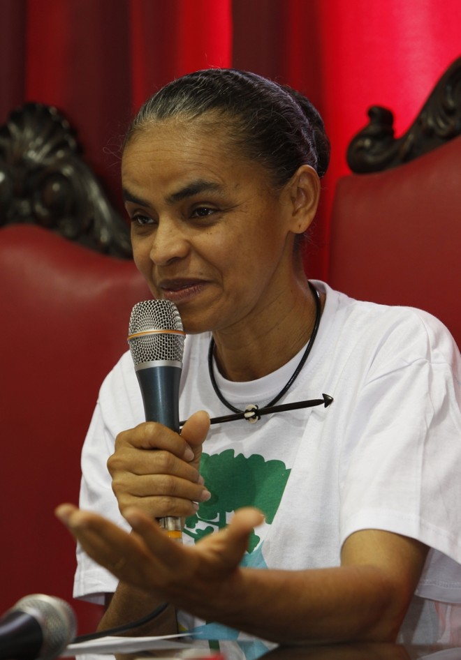 Marina Silva, pré-candidata a vice-presidente da República pelo PSB |