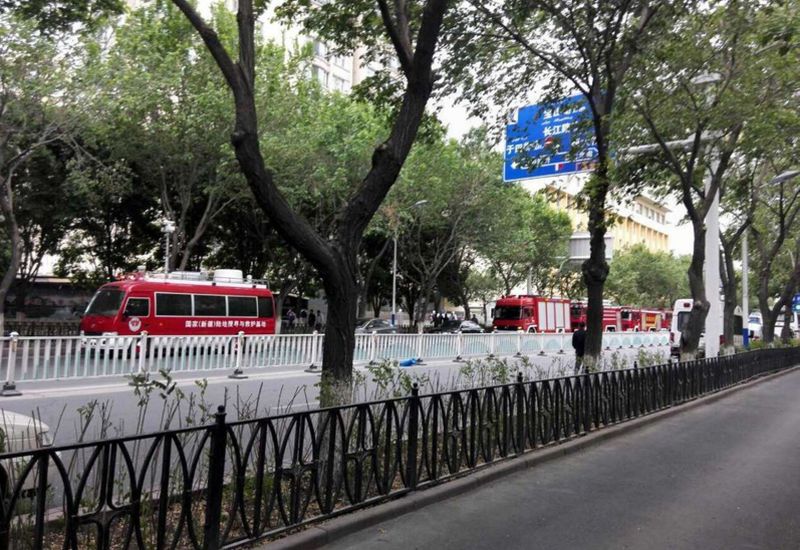 Bombeiros nas proximidades do local do atentado | REUTERS/CNSphoto