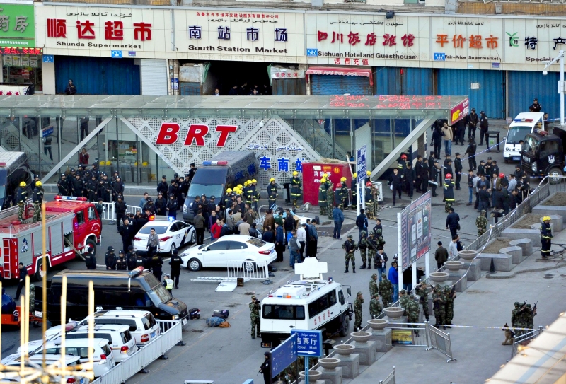 Estação de Ürümqi, onde ocorreu ataque terrorista | An He/Efe