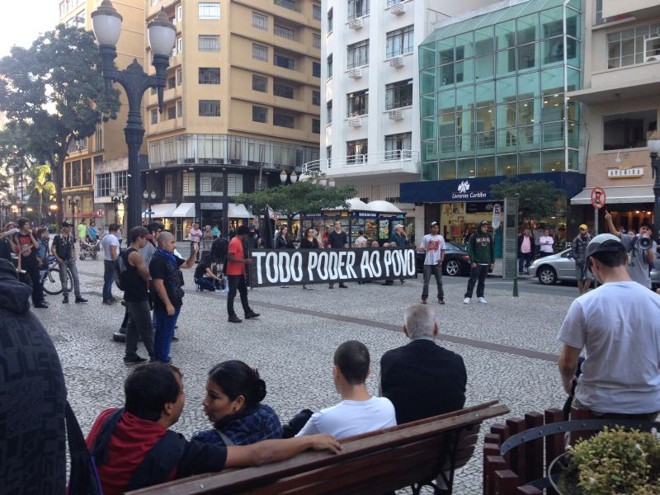 Concentração do evento começou por volta das 17 horas na Boca Maldita |