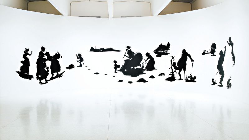 Obras de Kara Walker: "O Fim do Tio Tom e o Grandioso Painel Alegórico de Eva no Paraíso" | Fotos: Abe Frajndlich para The New York Times