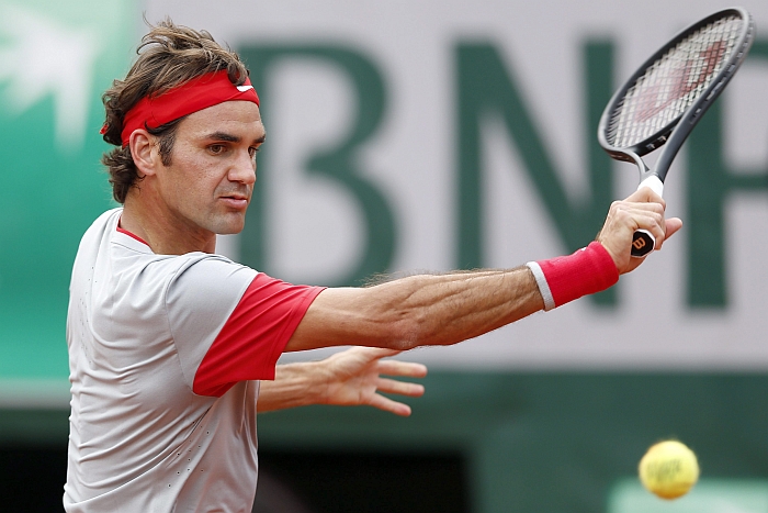 Roger Federer vence na estréia de Roland Garros. | EFE/EPA/YOAN VALAT