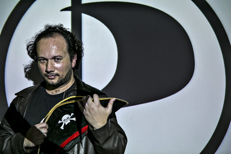 Fabrício Leal de Souza, coordenador dos piratas: legenda libertária de esquerda | Marcelo Andrade/ Gazeta do Povo