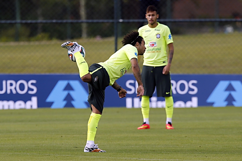 Marcelo, lateral da seleção brasileira | Albari Rosa, enviado especial/ Gazeta do Povo