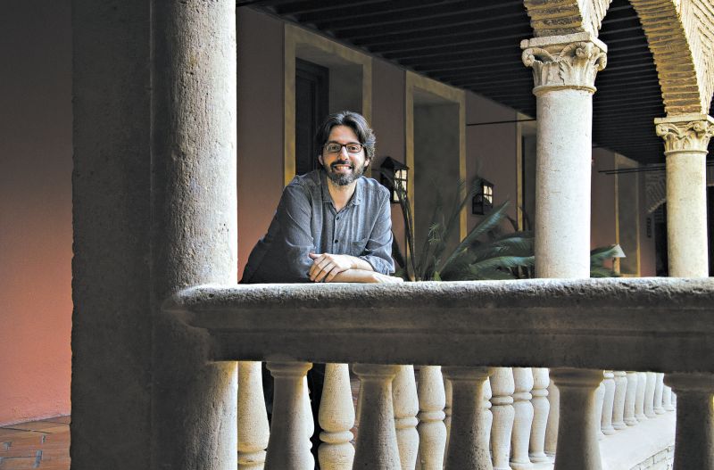 Andrés Neuman, cujo livro mais recente é Falar Sozinhos, na Espanha | Jesús Granada para The New York Times