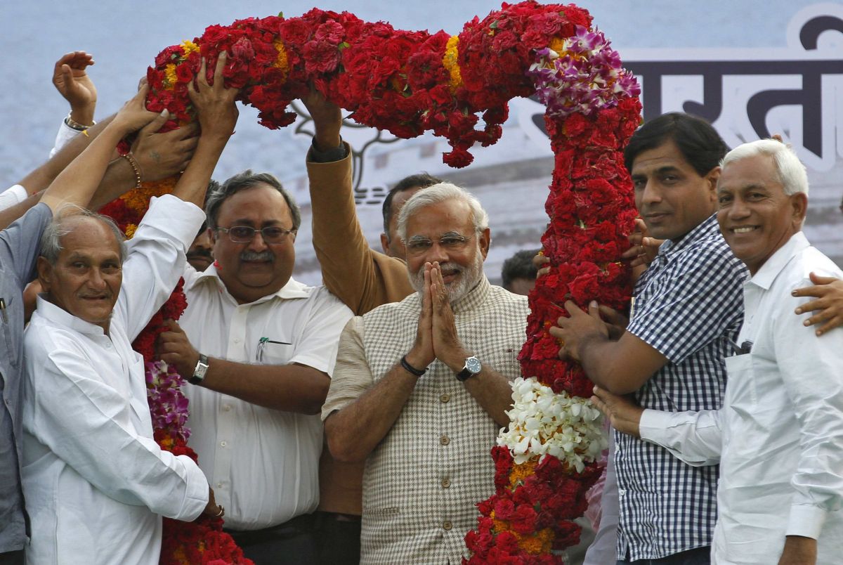 Com a maioria no Parlamento, o novo premier Narendra Modi, de 63 anos, tem um claro mandato popular para formar governo sem necessidade de coalizões | REUTERS/Amit Dave
