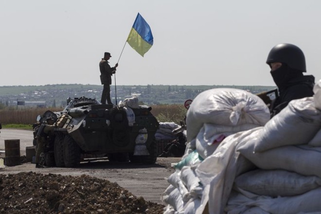 Combates entre forças pró-Rússia e forças ucranianas foram registradas em Slaviansk | REUTERS/Baz Ratner