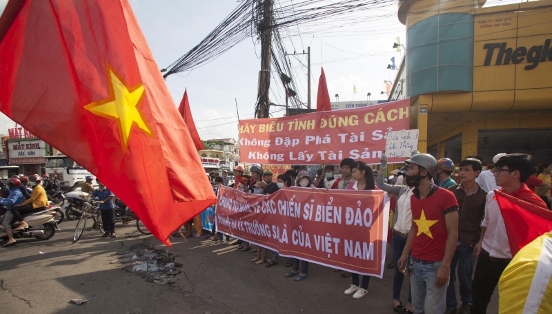 Trabalhadores protestam contra a China na província vietnamita de Binh Duong | Reuters