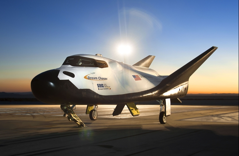 Dream Chaser funcionará como um ônibus para astronautas, levando até sete de uma vez | Divulgação Nasa