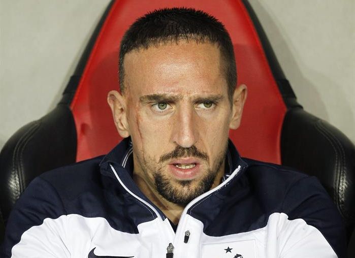 Ribéry lamentou o se corte da seleção da França e afirmou que será o fã número 1 da equipe na Copa do Mundo | EFE