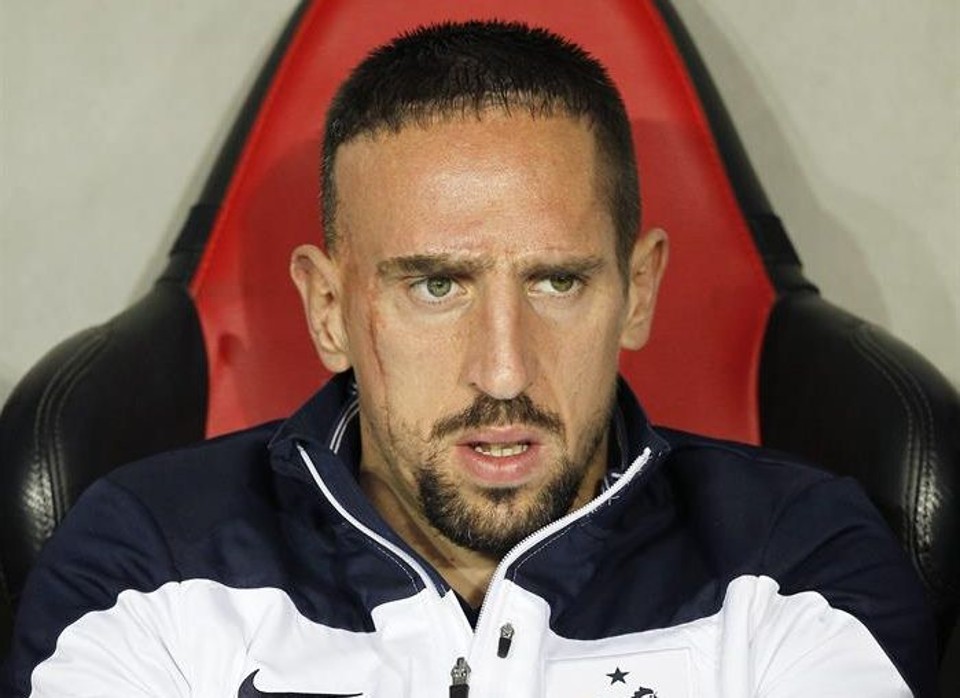 Ribéry lamentou o se corte da seleção da França e afirmou que será o fã número 1 da equipe na Copa do Mundo | EFE
