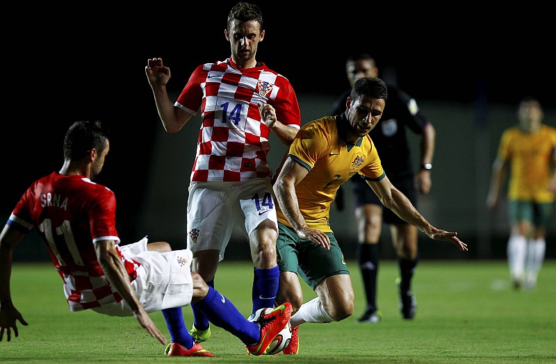 Croácia e Austrália fizeram seus últimos testes antes da estreia na Copa | Eduardo Martins / A Tarde / Folhapress