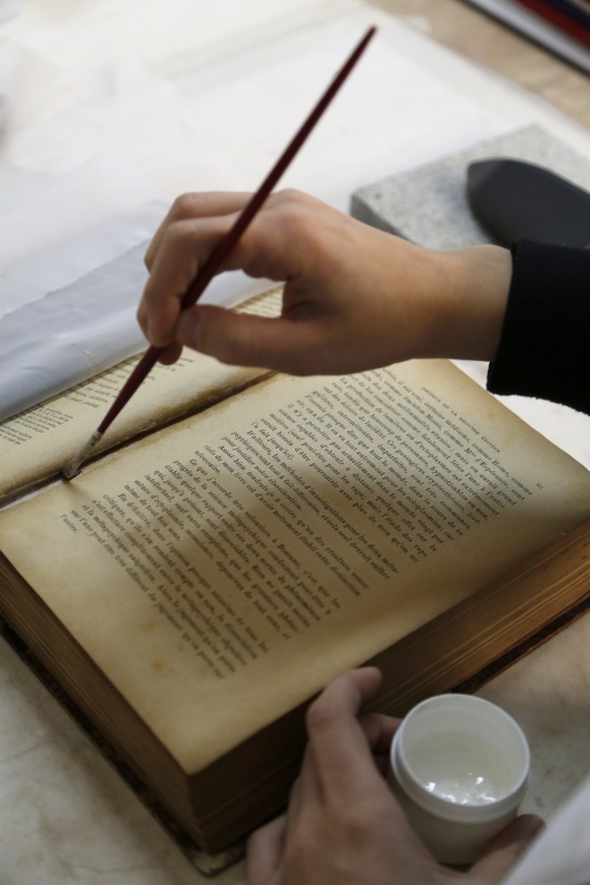 Ciência da palavra: restauração exige trabalho meticuloso e fuga do ideal de reforma, sem cola e durex |