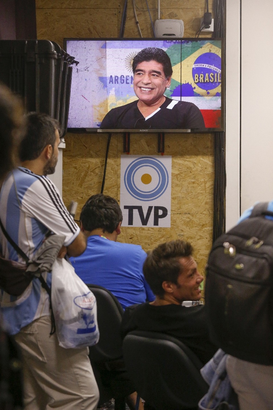 Maradona é comentarista de um programa transmitido em mais de cinco países | Hugo Harada