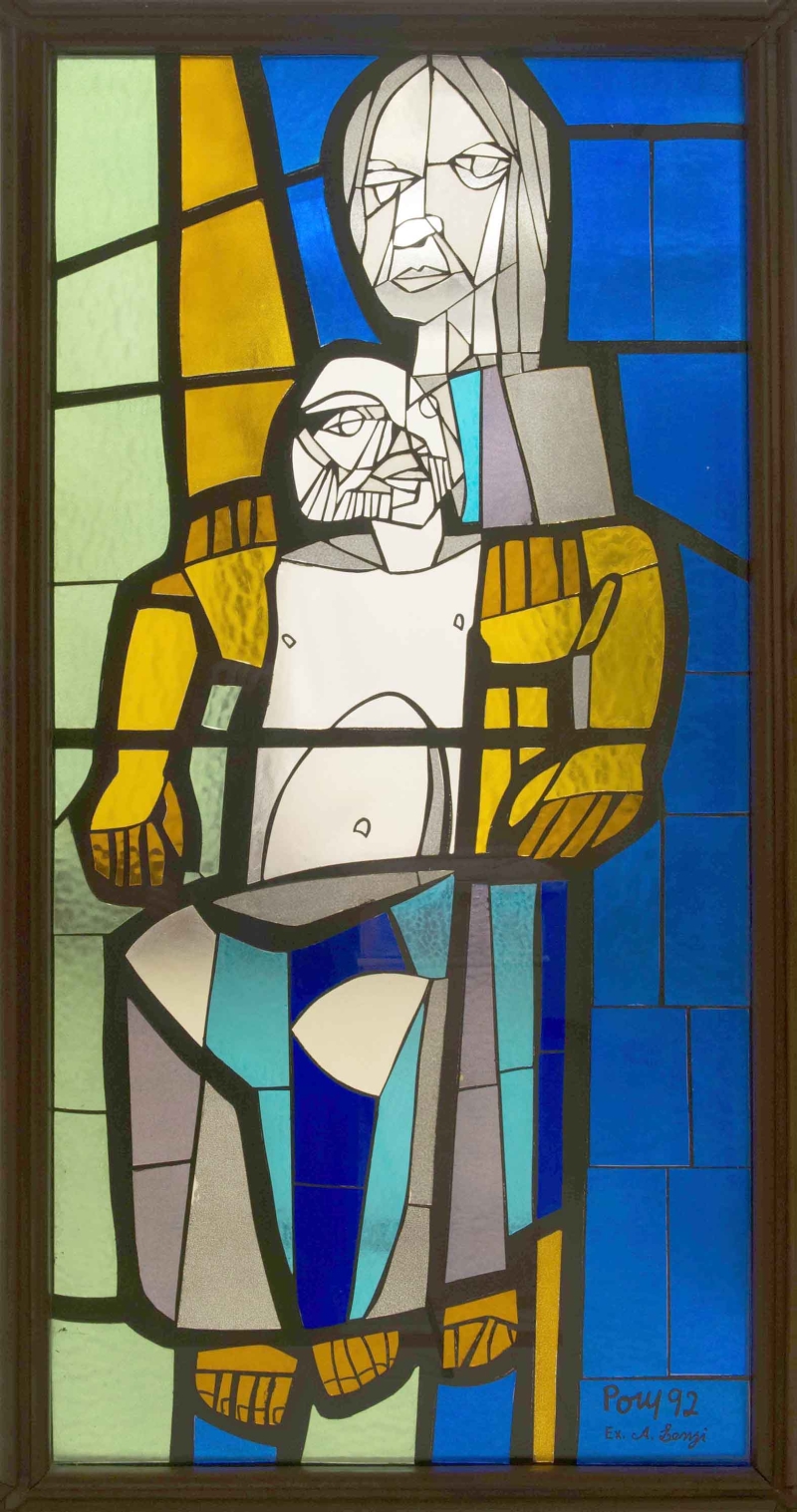 Obra A Caridade, de Poty: linguagem artística no espaço público | Estevan Reder/Divulgação