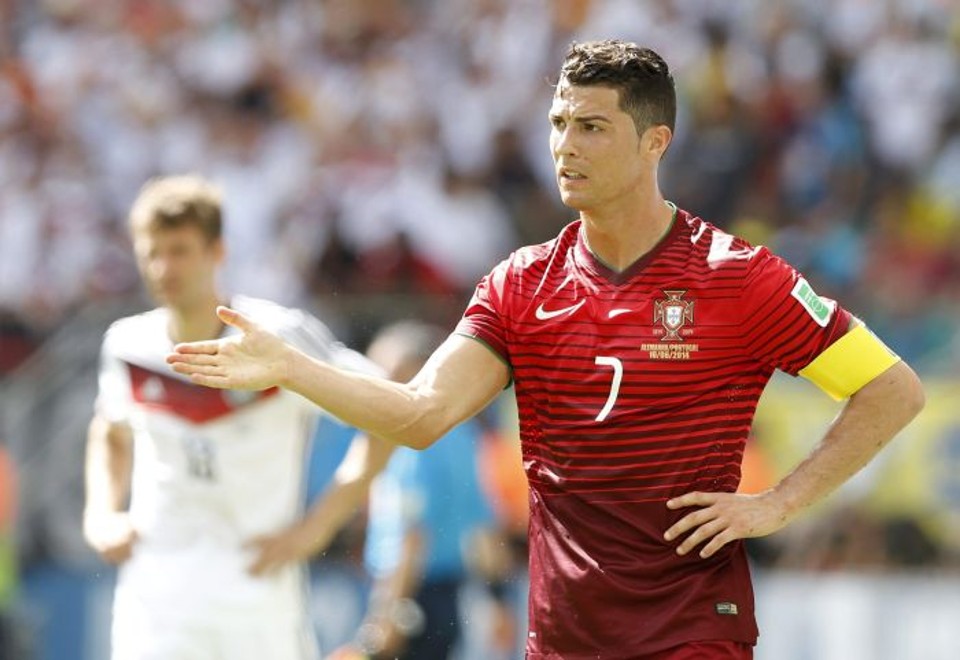 Cristiano Ronaldo não conseguiu evitar que Portugal perdesse por goleada para a Alemanha | EFE / Guillaume Horcajuelo