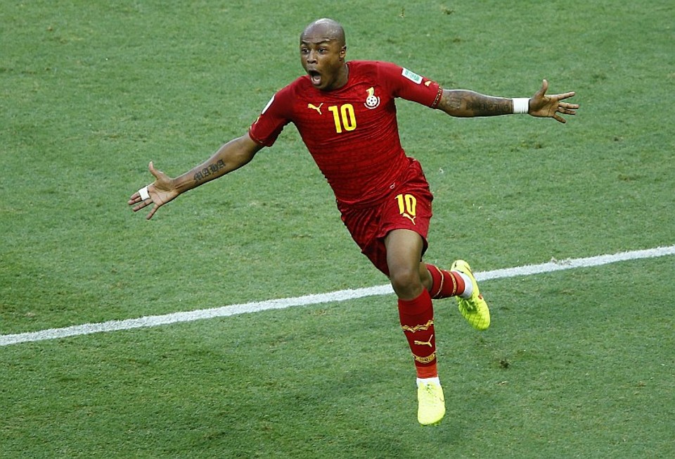 André Ayew é a segunda geração de família que teve pai campeão europeu pelo Olympique de Marselha | Reuters